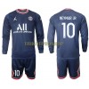 Original Trikotsatz Paris Saint-Germain Neymar JR 10 Heimtrikot 2021-22 Langarm Für Kinder